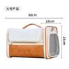 Bolsa pequena para animais de estimação portátil para coelho gato bolsa para animais de estimação respirável bolsa de ombro portátil transversal grande capacidade bolsa de mensageiro atacado