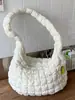 2025 Bolso de Nube Plegado Nuevo Coreano Bolso de Hombro de Moda Bolso Dumpling Gran Capacidad Algodón Plumas Bolso de Axila para Mujer