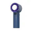 Gadget Prático de Resfriamento: Ventilador de Mão com Compressa Fria, Mini Ventilador Portátil Recarregável com Bateria de Longa Duração, Ventilador Elétrico de Mesa para Resfriamento