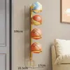 Estante de Almacenamiento para Baloncesto para Uso en Casa, Estante de Exhibición Montado en la Pared, Instalación sin Taladro, Solución de Almacenamiento para Bádminton, Fútbol y Voleibol Infantiles