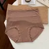Venda Quente Direto da Fábrica Novo Estilo Chinês Jacquard Embossado Respirável Forro Estendido de Seda Modelagem Cintura Alta Calcinhas Femininas