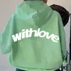 Sudadera con capucha de cuello alto informal de moda deportiva de moda para hombre y mujer de otoño e invierno con hombros descubiertos y talla grande para parejas
