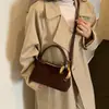 Bolso de Mujer Transfronterizo 2026 Nuevo Otoño/Invierno Bolso de Mano de Terciopelo Retro para el Trabajo Casual Bolso Almohada Bolso Pequeño de Hombro Cruzado