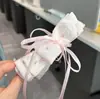 Elegante pinza para el pelo con lazo en la nuca, pequeña pinza tipo banana de malla de encaje estilo Chanel, pinza negra para peinado semi-recogido para mujer