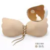 Popular sujetador push-up con cordón y alas, parche de silicona para senos, parche invisible para senos transfronterizo, cubierta de pezón de silicona Lala diosa