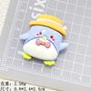 Animal de Dibujos Animados Pingüino Hermoso Perro Orejón Accesorios de Resina Pegamento Crema DIY Funda para Teléfono Móvil Accesorios para el Cabello Diadema Vaso de Agua Lote