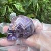 Cráneo de piedra semipreciosa natural tallado de 5 cm cráneo de piedra semipreciosa calaveras de cristal