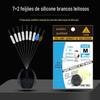 Saco com 7+2 feijões espaciais de silicone branco leitoso anzol de pesca competitivo grande gigante Acessórios para equipamentos de pesca Atacado