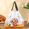 Bolsa para Llevar Bolsa de Catering Paquete para Llevar Bolsillo Engrosado Año Nuevo Rico Cordón Lonchera Bolsa de Mano Bolsa de Plástico Roja