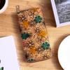 Bolso Clutch Multifuncional Bohemio Transfronterizo con Múltiples Ranuras para Tarjetas Billetera con Grano de Madera Bolso Literario para Damas Bolso para Tarjetas Bolso Pequeño de PU