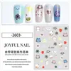 Pegatinas de uñas de dibujos animados adorables y divertidas de moda, pegatinas de uñas de dopamina al por mayor, nueva decoración de pegatinas adhesivas para uñas de flor de amor
