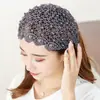 Faixa de Cabelo com Contas Transfronteiriça Feminina Renda Branca Oca Respirável Cobertura de Cabelo Faixa de Cabeça de Aba Larga Fita Adesiva para Prender o Cabelo Faixa de Cabelo Proteção de Cabelo