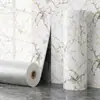 Papel Pintado Autoadhesivo Efecto Mármol Engrosado Impermeable a Prueba de Humedad Sala de Estar Cocina Pared de Fondo Renovación Pegatina Decorativa de Pared Pegatina de Azulejo