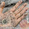 Accesorios de manicura de diamantes de forma especial mini pequeños tamaño pequeño dopamina plano acrílico diamante de color inviernot tamaño pequeño uno al por mayor