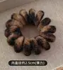 Moda Coreana Outono e Inverno Estampado de Leopardo Pelúcia Fio de Telefone Prendedor de Cabelo Elástico Alto Faixa de Cabelo Corda de Cabelo Prendedor de Cabelo Elástico