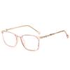 Fabricantes de monturas de gafas con película anti-luz azul al por mayor montura de gafas TR90 montura redonda transfronteriza estilo disponible para hombres y mujeres 2252