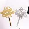 Topo de Bolo para Dia das Mães e Dia dos Pais: Você cresce comigo, eu envelheço com você. Toppers Decorativos de Bolo em Acrílico