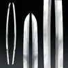 Hoja sin afilar de acero de alto manganeso de 26 pulgadas con espiga integrada para katana japonesa y espada larga de iaido, accesorios DIY, sin afilar