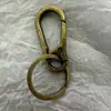 Llavero aleación acero inoxidable anillo de coche de alta calidad para hombres y mujeres hebilla de cintura creativa hebilla de llave de seguridad anti-pérdida ventas directas de fábrica