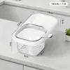 Cesta de drenaje para fregadero de cocina con ventosa, red filtrante para fregadero para restos de comida, filtro de residuos, escurridor de fregadero, cesta de red de drenaje