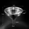 Funil de Aço Inoxidável com Peneira, Filtro de Cozinha Multiuso para Óleo, Vinho, Transferência de Líquidos