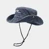 Nuevo Sombrero para el Sol de Exterior para Mujer, Moderno, Selva, Senderismo, Pesca, Parasol, Sombrero de Senderismo, Sombrero para el Sol Bordado para Hombre