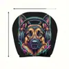 Funda de reposacabezas de coche de dibujos animados linda, funda de cojín de coche de animales, funda de almohada para cuello de coche suave