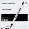 Caneta Branca de Alto Brilho 1mm Arte Caneta Acrílica Branca Esboço Animação Caneta Iluminadora Papel Preto Caneta Branca Ponta Grossa
