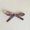 Nuevos Accesorios de Lazo de Tela a Cuadros para Otoño e Invierno Accesorios DIY para Ropa, Zapatos y Calcetines Pasador Decorativo Materiales a Juego