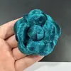 Accesorios de Tela de Mezclilla de Alta Gama de 6 cm, Flor de Camelia, Flor Pequeña Fragante, Flor con Forma, Flor para Zapato, Ramillete, Pinza para el Cabello, Más Broche de Alta Gama