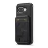 Compatible con funda de teléfono con tarjetero magnético desmontable dos en uno para Google 10A, funda protectora antirrobo y anticaídas para Google 10
