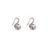 Aretes de Perlas de Plata Esterlina S999 Nuevo Diseño Nicho de Estilo Retro Francés de Moda Aretes de Plata Pura de Alta Gama para Mujeres