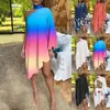 Amazon AliExpress Wish Estação Independente eBay Transfronteiriço Vestido Feminino de Ombro com Estampa Digital e Alça Halter