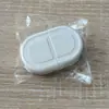 Cortador y Divisor de Pastillas Estilo Japonés, Divisor de Pastillas de Corte Cuarto, Herramienta para Cortar Pastillas, Pastillero Portátil para Almacenamiento de Medicamentos