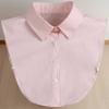 Nuevos cuellos falsos de ahorro para camisas de hombre y mujer, cuellos falsos a juego, camisas clásicas, cuellos falsos profesionales