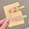 Presilha de Cabelo Colorida Sem Costura Doce e Fofa para Franja Lateral Feminina Presilha Bico de Pato para Prefácio Presilha de Cabelo Infantil Acessório de Cabeça