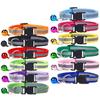 Collar reflectante con hebilla negra para mascotas, exclusivo transfronterizo, 1.0 unidades, parche para perro, collar con campana, collar para gato, venta al por mayor