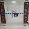 Bandeira de decoração externa para festa de jantar de Natal, novo dístico de Natal transfronteiriço, porta de gnomo pequeno