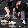 Pantuflas de Algodón Impermeables de Invierno para Hombre, Cubre Talón de Interior, Forradas de Felpa, Cálidas, Antideslizantes, Zapatos de Algodón Eva para Pareja para Mujer, Invierno al por Mayor