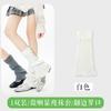 Meias de Tricô Brancas para Mulheres, Meias de Outono e Inverno com Botas de Neve, Polainas JK, Meias até a Panturrilha, Polainas Y2K Sexy com Efeito Emagrecedor