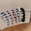 Diadema de Malla Floral con Tela de Burbujas Plisada, Diadema Antideslizante Dentada para Lavarse la Cara, Diadema de Corona Alta, Pinza para el Cabello de Mujer, Diadema, Accesorio para el Cabello
