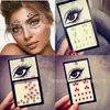 Transfronterizos europeos y americanos DIY cara y ojo Diamante Gema Perla ceja cola del ojo diamante lunar de lágrima lágrima Diamante pegatinas de maquillaje de ojos pegatinas de maquillaje