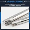 Haste de Fresa Bap400R Haste de Fresa CNC R0.8 Anti-Sísmica Endurecida Haste de Fresa de Ângulo Reto 1604 Haste de Corte Estendida