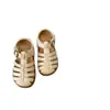 Estilo Coreano para Niños Calados Verano Nuevas Llegadas Ropa Exterior para Niñas Niños Medianos y Grandes Tejidas Suela Suave Zapatos de Playa
