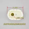 Base Conector Inferior para Manequim de Meio Corpo Masculino Feminino Infantil Acessórios para Manequim Bandeja Inferior de Plástico Ajustável