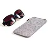 Ventas Directas de Fábrica Estilo Coreano Moderno Bolso para Gafas de Fieltro Rectangular Color Caramelo para Gafas Precio Bajo Venta al por Mayor