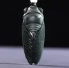 Jade Hetian de Xinjiang Zafiro Verde Torre Primera Calidad Material Fino Cuatro Brazos Guanyin Colgante de Paisaje para Hombres y Mujeres Colgante de Jade