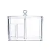 Caja de Plástico Ligera para Algodón de Maquillaje de Escritorio Caja de Algodón para Limpieza de Maquillaje Simple Accesible Lujo Gama Alta Fácil de Transportar Bote de Hisopos de Algodón Ps