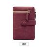 2024 Nova carteira feminina boneca de pera estilo coreano porta-moedas dobrável multifuncional clutch bolsa com zíper transfronteiriça