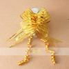 Caixa de Presente de Casamento Sacola de Presente Embalagem Laço de Flor Decoração de Carro de Casamento Tamanho Médio 30 Gaze de Neve Fita de Flor Desenhada à Mão Atacado
